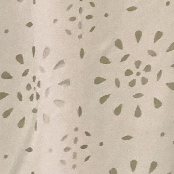 Arizona Jean Company Sheer White Floral Cover-Up Thin Polyester Size M - Picture 5 of 9
